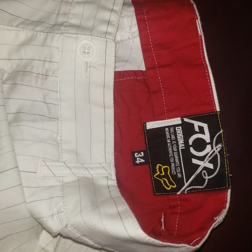 FOX RACING STRIPED SHORTS 34 - Picture 2 of 3